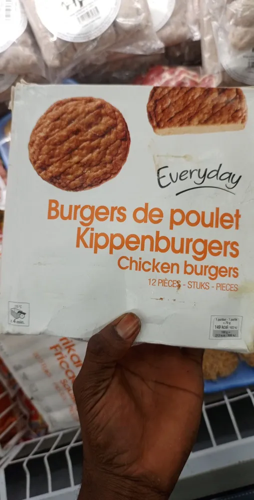 Burgers de poulet / Kippenburgers / Chicken burgers