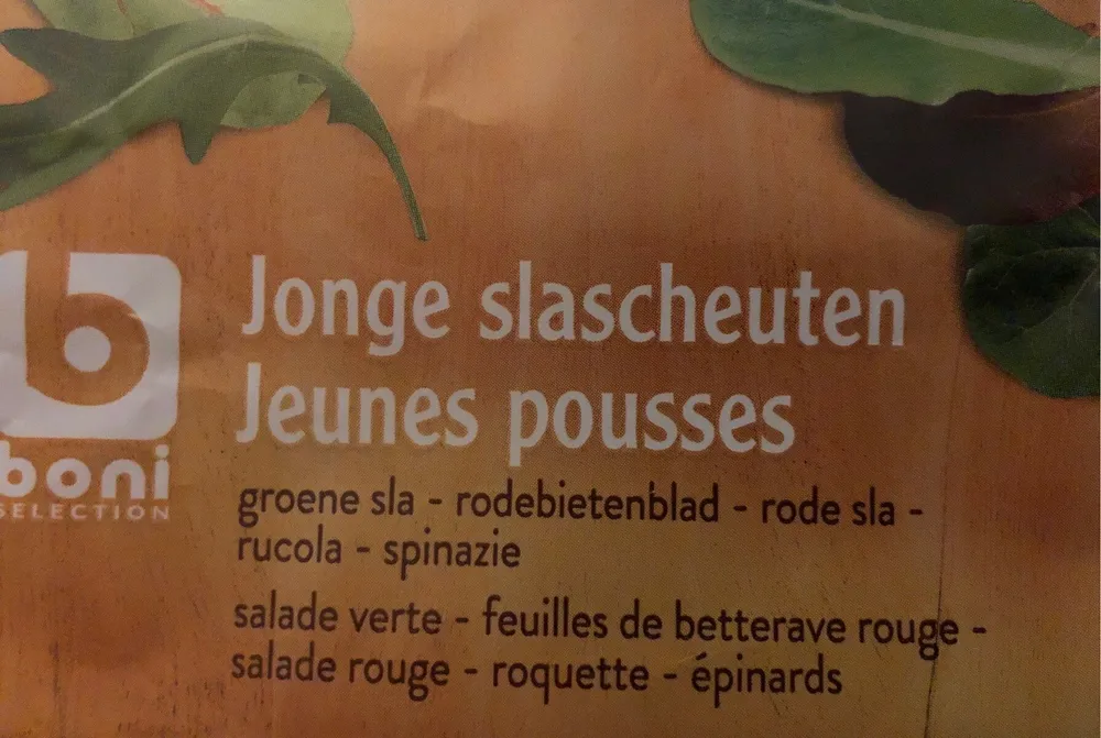 Jonge slascheuten - Jeunes pousses