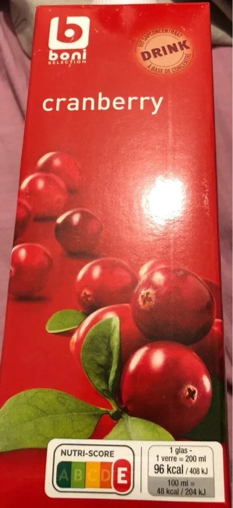 Jus de cranberry