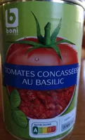 Tomates concassées au basilic