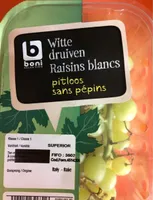 Witte druiven pitloos