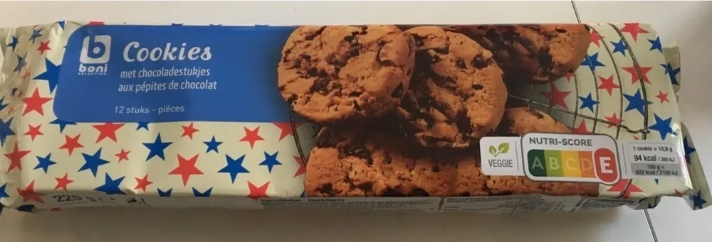 Cookies aux pepites de chocolat
