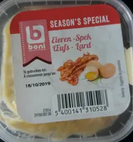 Salade d'oeufs et lard