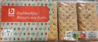 BONI SELECTION Biscuits fruits 5x43,6g