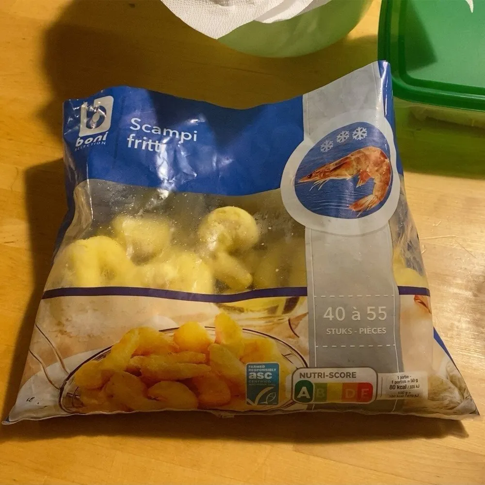 Scampi frit