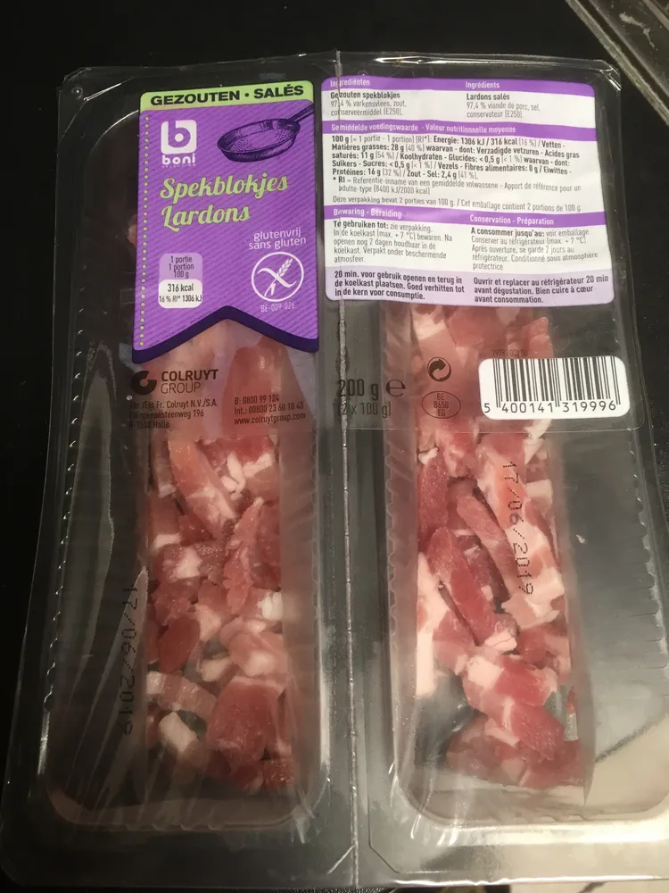 Boni lardons salés