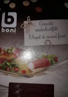 Magret de canard fumé