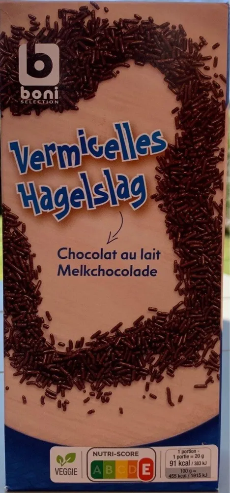Vermicelles chocolat au lait