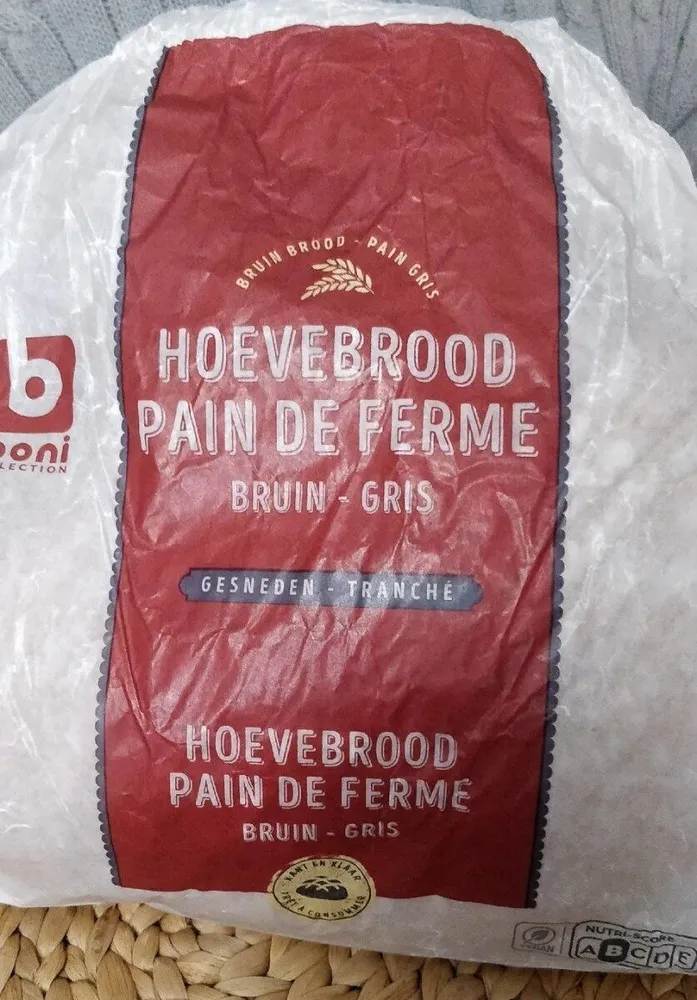 Pain de ferme brun - gris