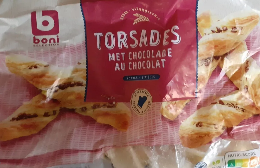 Torsades au chocolat