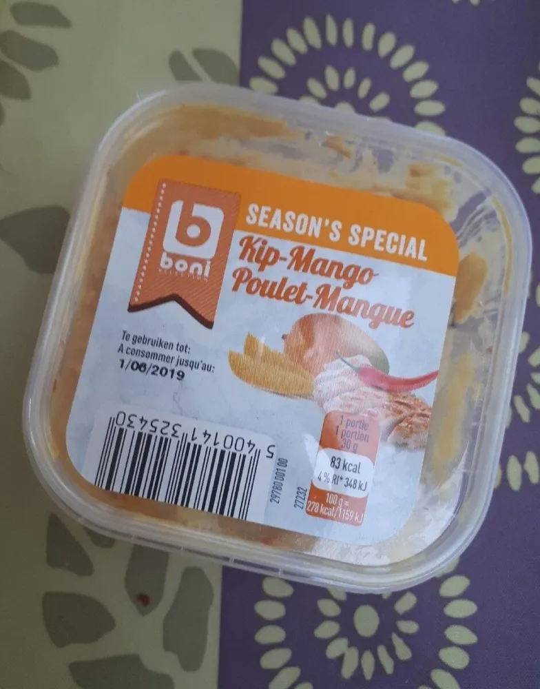 Poulet-mangue