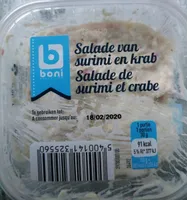 Salade crabe surimi