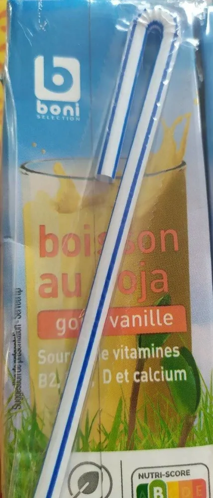 Boisson au soja goût vanille