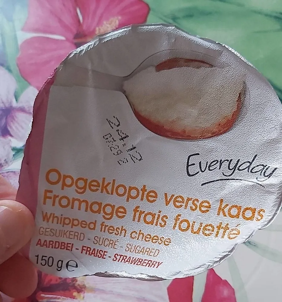 Fermage frais fouetté fraise