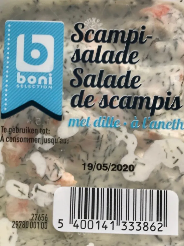 Salade de scampis