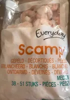Scampi decortiqués