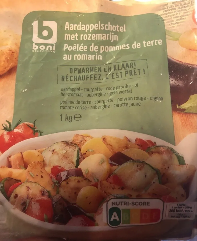Poêle de pomme de terre au romarin