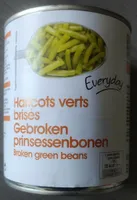 Haricots verts brisés