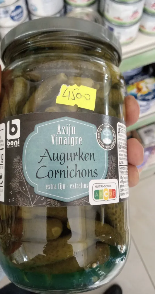 Augurken Cornichons extra fijn / très fins