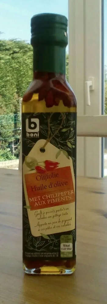 Huile d'olive aux piments