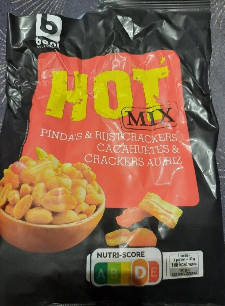 Hot Mix cacahuètes & crackers au riz