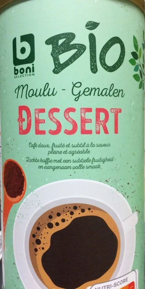 Café moulu dessert