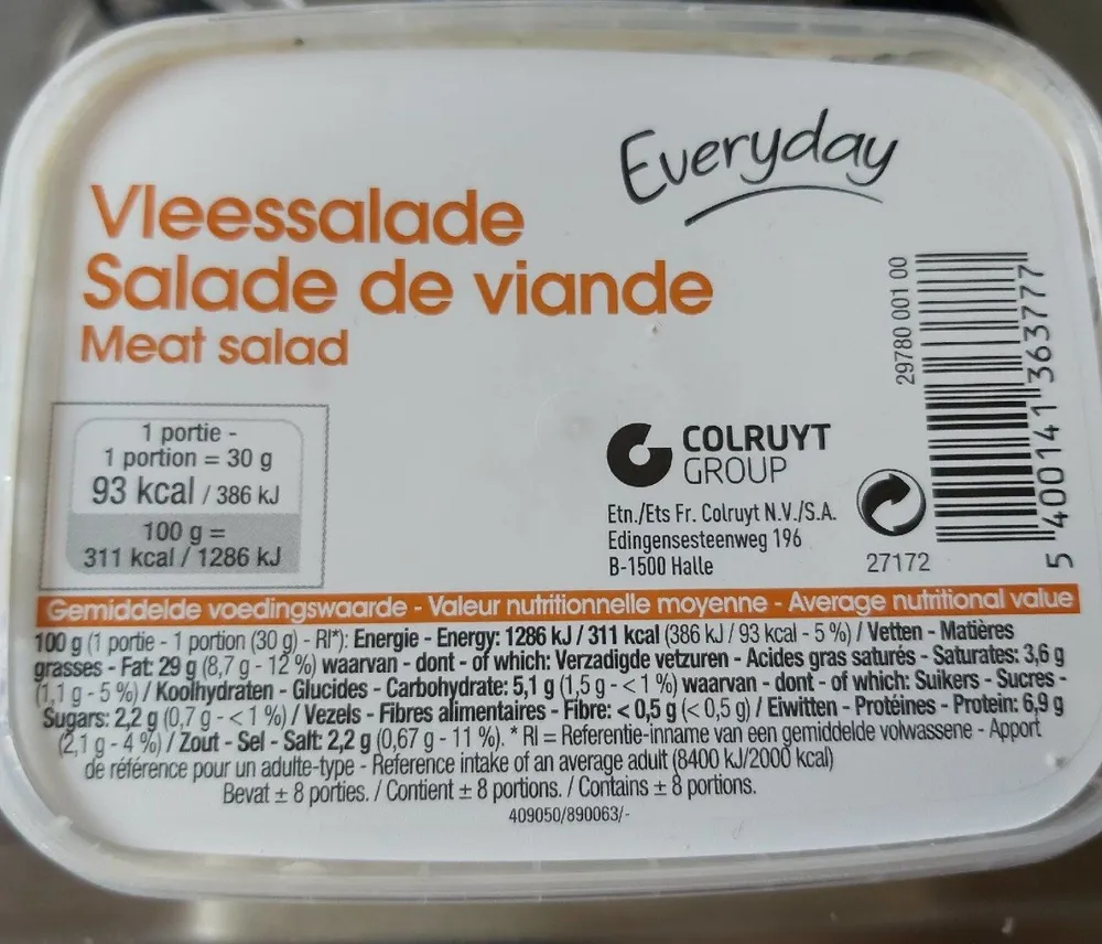 Salade de viande