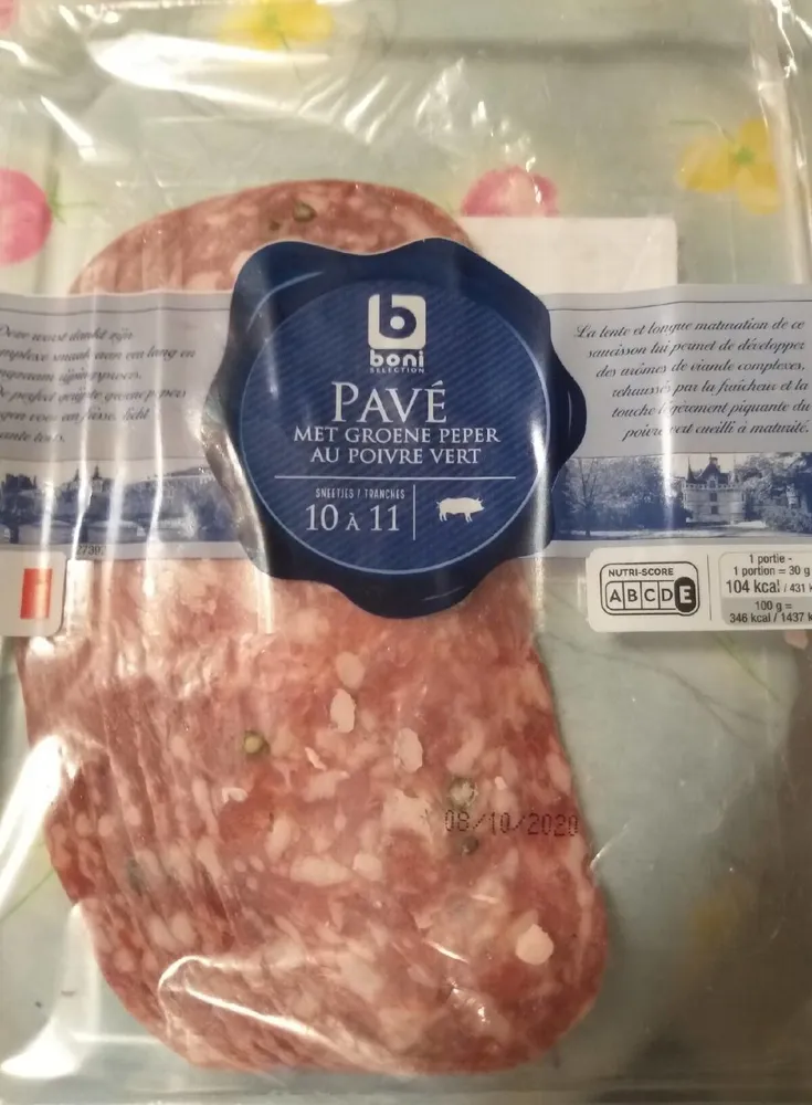 Pavé au poivre vert