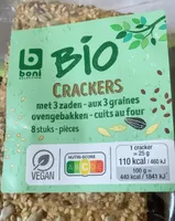 Bio Crackers aux 3 graines