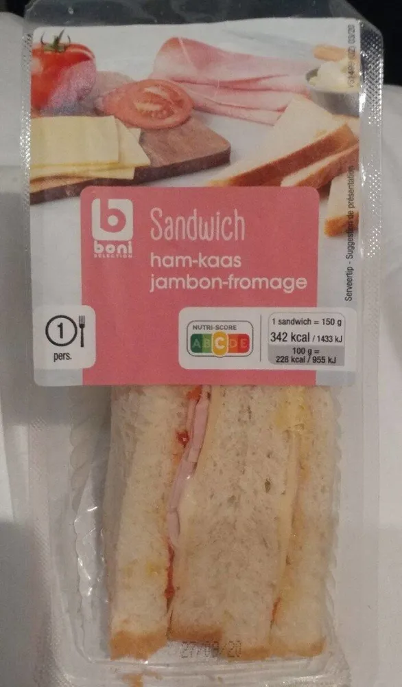 Sandwich jambon-fromage