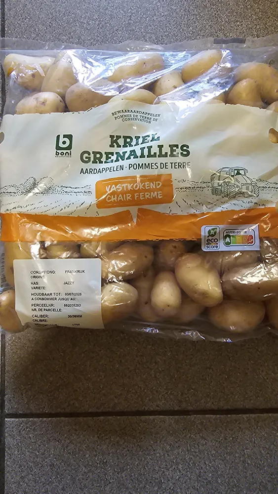 Pommes de terre grenailles
