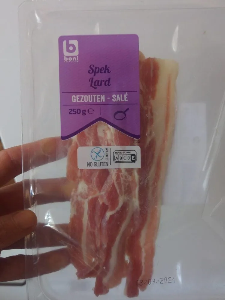 Lard salé