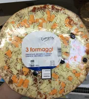 3 formaggi Emmental, Mozzarella, Cheddar