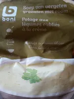Potage aux légumes oubliés à la crème