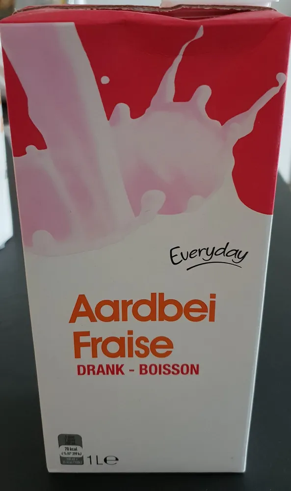 Aardbei drank