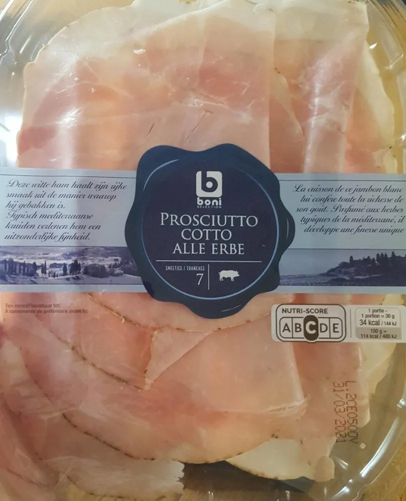 Prosciutto cotto alle erbe