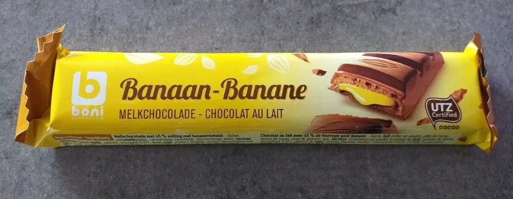 Barre banane chocolat