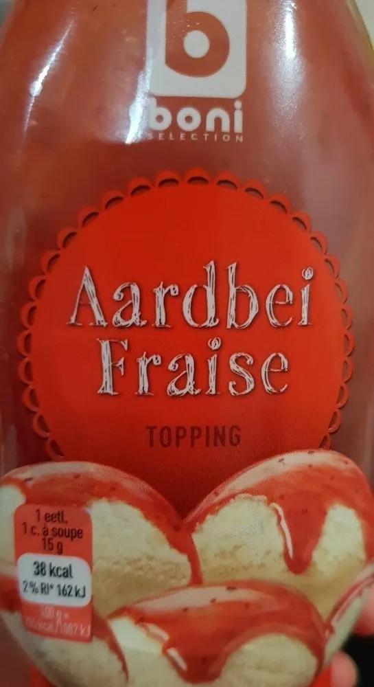 Topping fraise