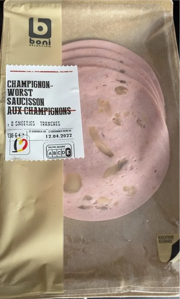 Saucisson aux champignons