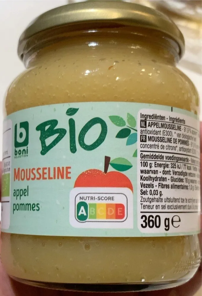 Mousseline pommes Bio