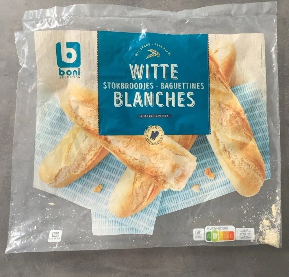 Baguettines blanches