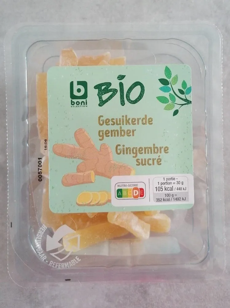 Gingembre sucré bio