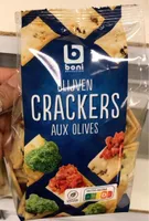 Crackers aux olives