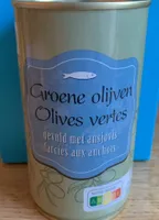 Olives vertes farcies aux anchois