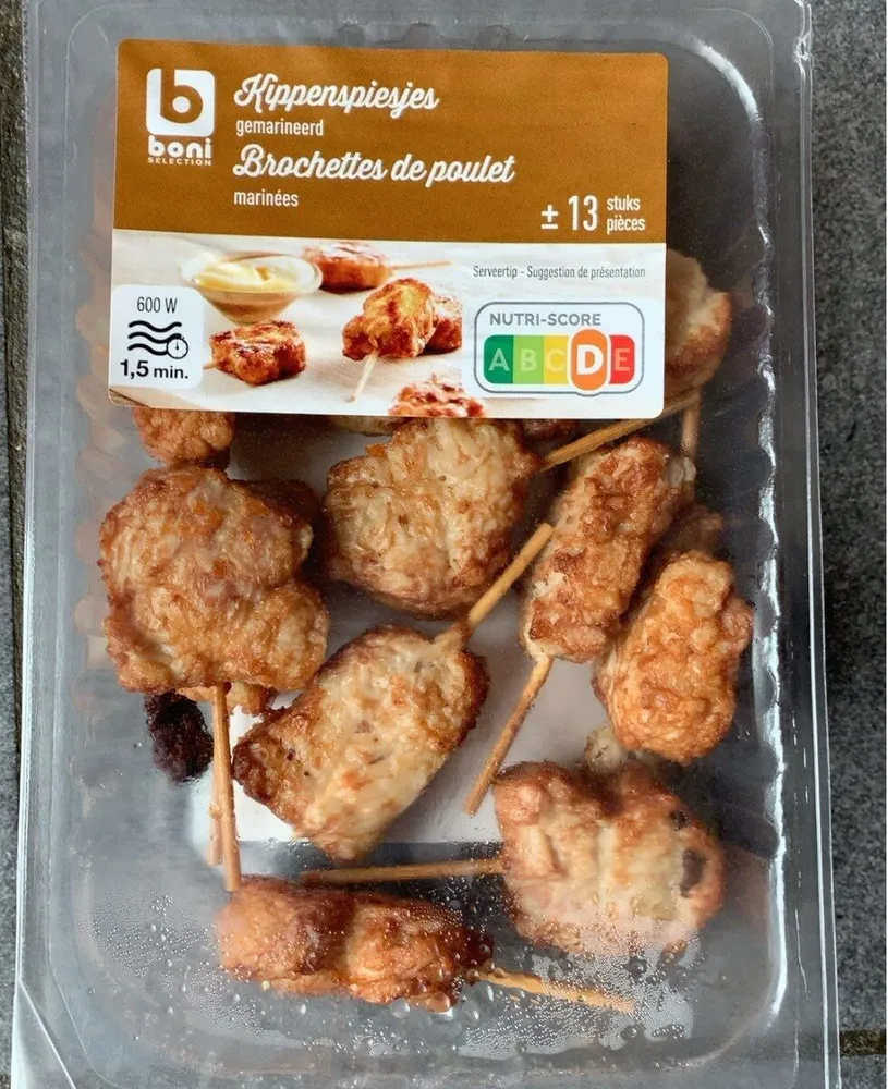 Brochettes de poulet Marinées