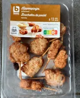 Brochettes de poulet Marinées