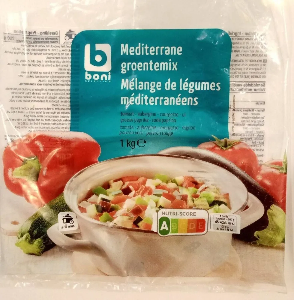 Mélange de légumes méditerranéens