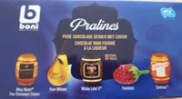 Assortiment de pralines fourrées à la liqueur