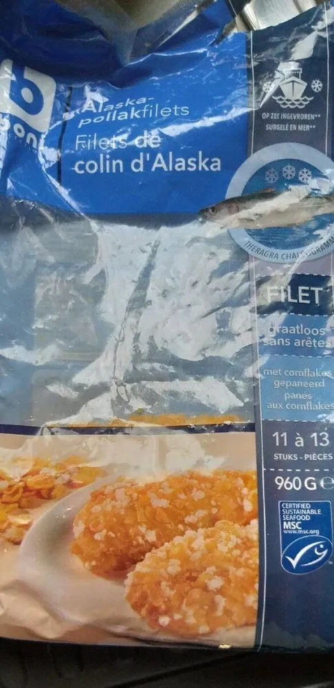 Filets de colin d'Alaska