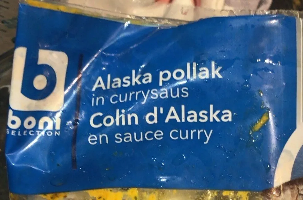 Colin d’alaska en sauce curry